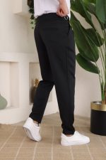 Erkek Duble Paça Yandan Tokalı Cord Desenli Old Money Pantolon - Görsel 3