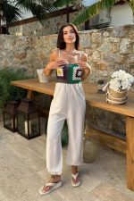 Jasmin Süzüneli Keten Tulum 1280-08 - Görsel 4
