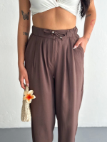 Yüksel Bel Rahat Paça Pantalon