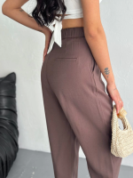 Yüksel Bel Rahat Paça Pantalon - Görsel 3