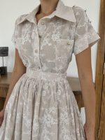 Bej Gömlek Ve Etek Takım - Görsel 3