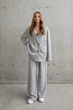 Gri 3-İplik Comfort Ceket Ve Pantolon Takım - Görsel 2