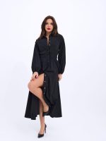 5903 ELBİSE-SİYAH - Görsel 3