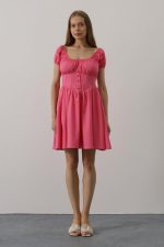 Beli Korseli Mini Elbise - Görsel 2