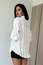 Beyaz Pilise Detaylı Jesica Gömlek - Görsel 4