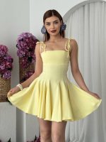 Clara Askılı Mini Elbise - Görsel 6