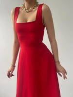 Neapolitan Askılı Elbise - Görsel 5