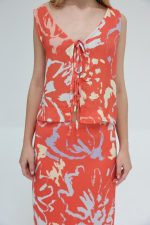 Bağcıklı Bluzlu Etek Takım - Görsel 3