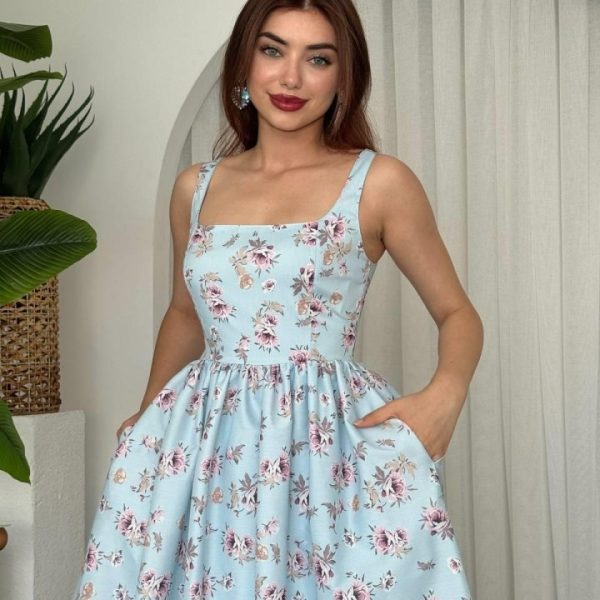 Yoa Cep Detaylı Elbise
