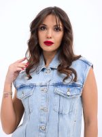 6822 KOT YELEK-AÇIK MAVİ - Görsel 3