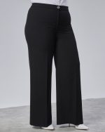 Poly Viscose Full Lycra Beli̇ Lasti̇kli̇ Battal Pantolon - Görsel 3
