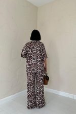 Leopar T-Shirt Ve Pantolon Takım - Görsel 4