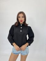 7043 GÖMLEK-SİYAH - Görsel 4