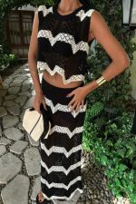 Shayna Ajurlu Crop Takım 9825 - Görsel 6