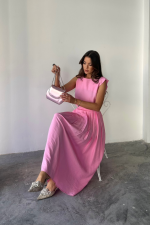 KETEN KOLSUZ BLUZ - MAXİ ETEK TAKIM - Görsel 2