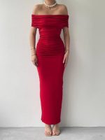 Milan Madonna Yaka Kalem Elbise - Görsel 2