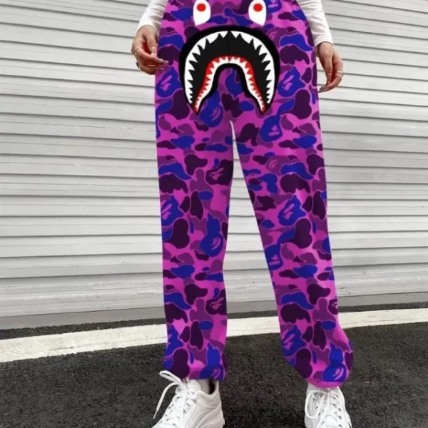 Bape Shark Dijital Baskılı Eşofman Altı