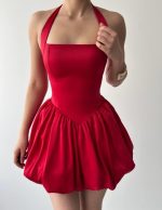 Slim Mini Elbise - Görsel 2