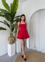 Slim Mini Elbise - Görsel 4