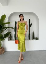 PAG İP ASKILI ELBİSE - Görsel 4