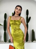 PAG İP ASKILI ELBİSE - Görsel 5