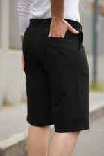 Erkek Beli Bağcıklı Ve Düğmeli Bezayağı Kumaş şort - Görsel 3