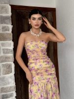 Talia Straplez Elbise - Görsel 5