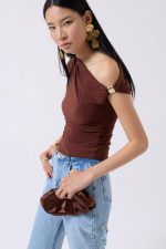 Aksesuar Detay Cutout Bluz - Görsel 3