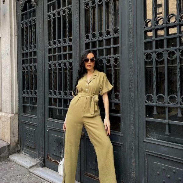 KETEN TULUM BEL BAĞLAMA DETAYLI