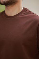 Erkek Kısa Kollu Basic Oversize Tshirt - Görsel 3