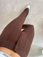 Kadın Yüksek Bel Full Likralı Krep Kumaş Pantolon - Görsel 4