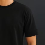 Erkek Basic Oversize Double Face Kumaş Kısa Kollu Tshirt - Görsel 4