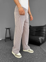 Su Yolu Çizgili Cepli Pantalon