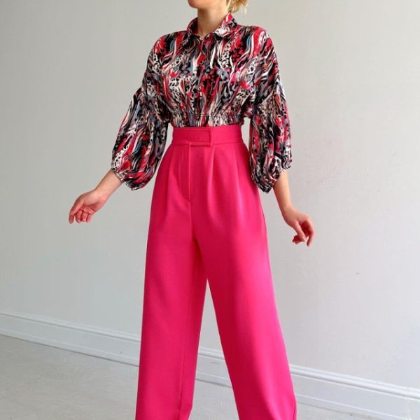 Beli Lastikli Saten Gömlek