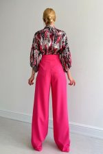 Beli Lastikli Saten Gömlek - Görsel 3