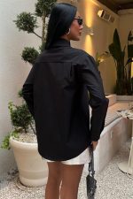 Önü Şerit Taşlı Gömlek 3448 - Görsel 4