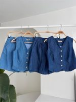 Gümüş Düğmeli Yelek Ve Şort Tensel Takım 10174 - Görsel 10