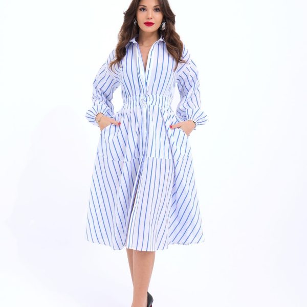 6813 ELBİSE-BALTİMORE ÇİZGİLİ