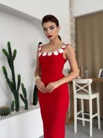 Mıng Çiçek Detaylı Elbise - Görsel 3