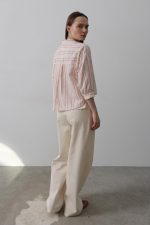 Çift Pileli Palazzo Pantolon - Görsel 4