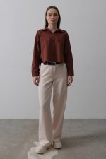 Kemerli Palazzo Pantolon - Görsel 4