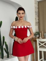 Alyosa Çiçek Detaylı Elbise - Görsel 6