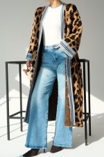 Uzun Leopar Hırka - Görsel 4