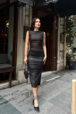 Cindy Transparan Tül Elbise 2683-8 - Görsel 5