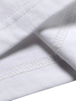 Baskılı Oversize Bisiklet Yaka T-shirt - Görsel 3