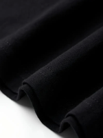 Baskılı Oversize Bisiklet Yaka T-shirt - Görsel 3