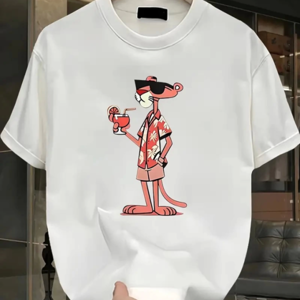 Baskılı Oversize Bisiklet Yaka T-shirt