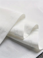 Baskılı Oversize Bisiklet Yaka T-shirt - Beyaz - Görsel 4