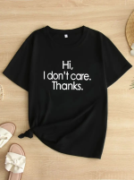 Baskılı Oversize Bisiklet Yaka T-shirt