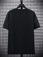 Baskılı Oversize Bisiklet Yaka T-shirt - Görsel 2